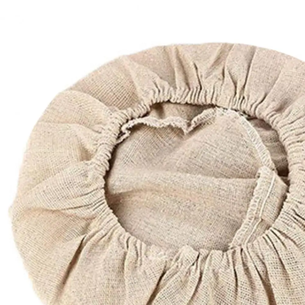 Bread Making Basket Cover Food Grade Bread Proofing Bowl Liner Bread Proofing Basket Cloth Liner Kitchen Gadget - الصورة 5