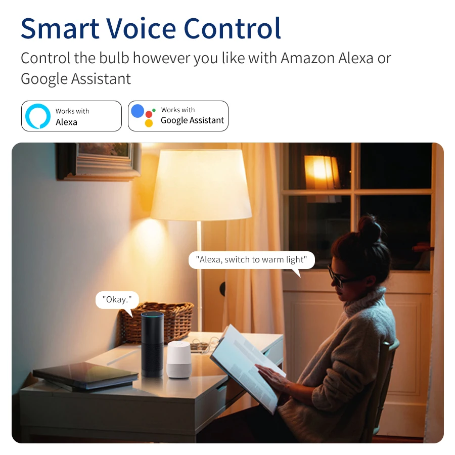 5W 7W 9W 220V 110V Tuya WiFi Smart GU10 LED Bulb Smart Life App GU10 LED Lamp Spotlight Works with Alexa Google Home Room Decor - الصورة 3