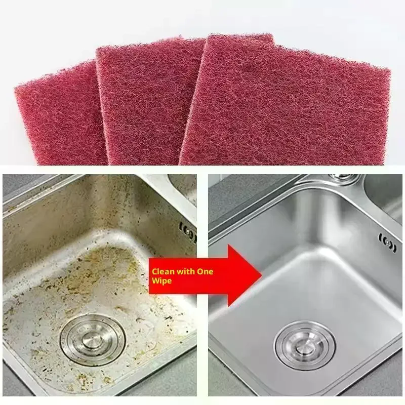 2m Carborundum Eraser Rust Remover Brush For Dish Pot Cleaning Emery Descaling Kitchen Tools Gadgets Accessories - الصورة 2