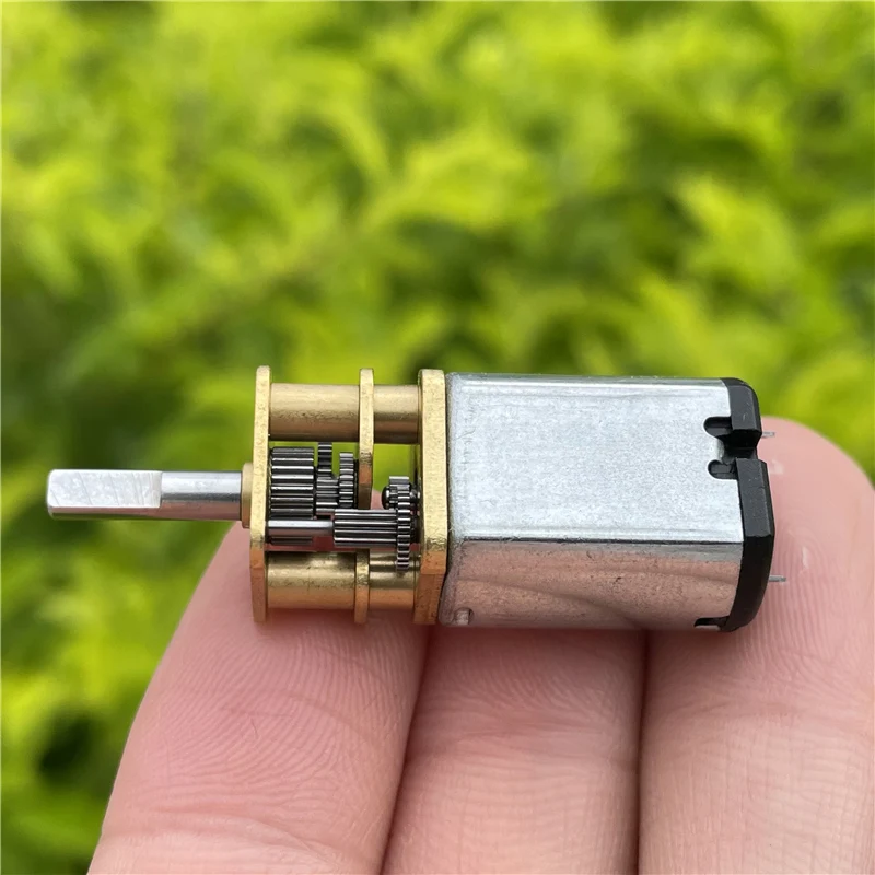 Mini 030 13mm Gear Motor Micro Full Metal Gearbox Reducer DC 3V 6V 9V 12V 280RPM Sow Speed Large Torque DIY Toy Robot Smart Car - الصورة 3