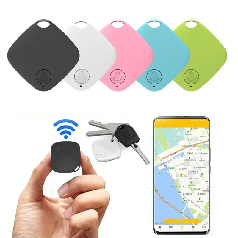 Mini GPS Tracking Device Tag Key Child Finder Car Pets Tracker Location Bluetooth Tracker Smart Tracker Vehicle Anti-lost Device