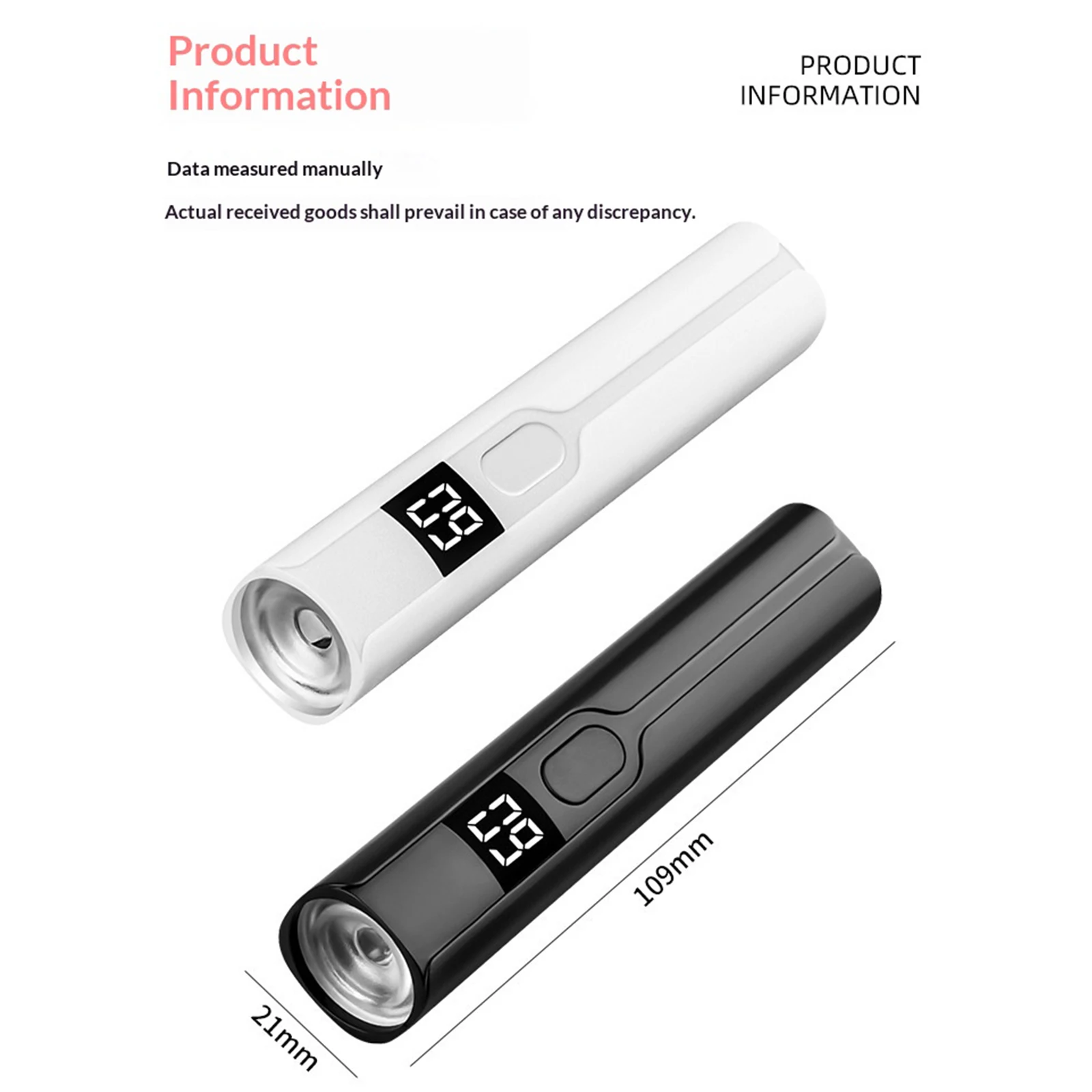Rechargeable Mini UV LED Nail Lamp with Smart Display Portable Fast-Drying Nail Dryer Stand for Manicure Removable Desk UV Light - Image 6