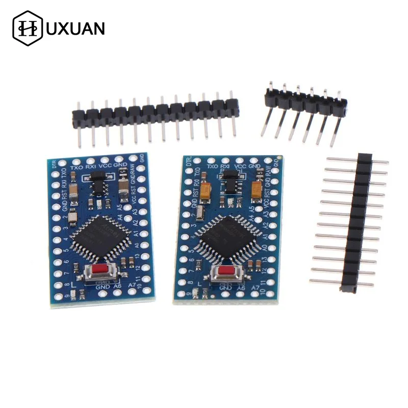 Pro Mini Atmega328P Development Board 3.3V 5V Dual Voltage Selectable Compact for Smart Home Controller Kit - الصورة 2