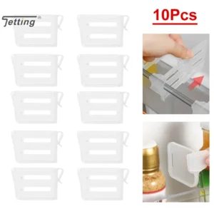 10Pcs Efficient Refrigerator Storage Partition Board Kitchen Organizer Shelf For Eggs Bottles Can Fridge Divider Organizer