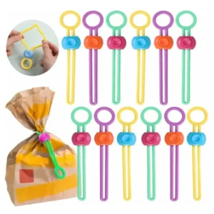 Food Bag Sealing Clip Adjustable Freshness Sealing Clips Multifunctional Sealing Rope Portable Cable Organiser Kitchen Gadgets