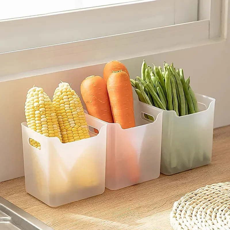 Fridge Side Door Container Organizer Accessories Wholesale Refrigerator Storage Boxes Kitchen Fruit Vegetable Fresh-keeping Box - الصورة 2