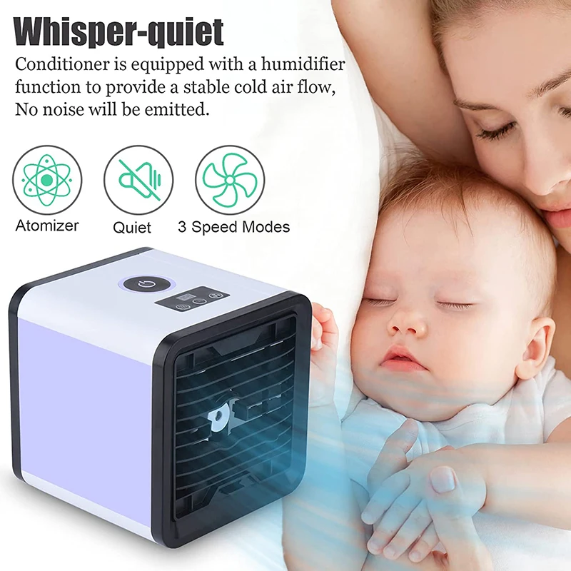 Cooling Fan Mini air Conditioner Fan Cooling Machine Cooling Artifact Dormitory Home Smart Energy Saving - الصورة 6