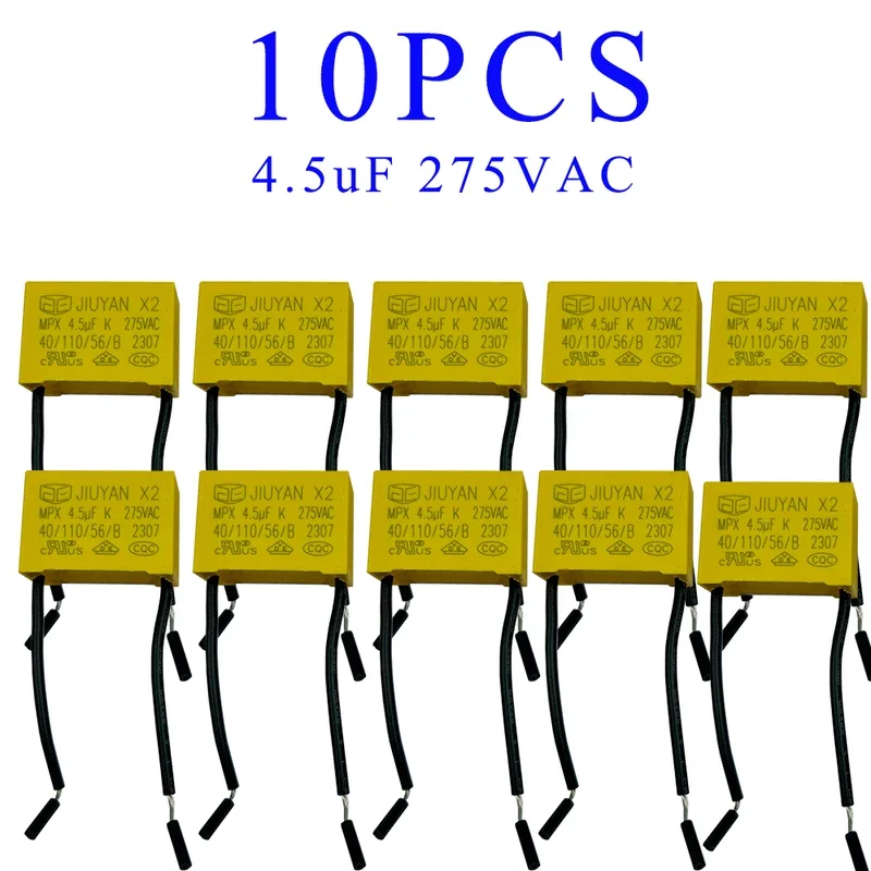 4.5μF 275V High-Voltage Anti-Disturbance Capacitor - for Neutral-Line-Free Smart Switches, Home Fans, Coffee Machines & Lighting