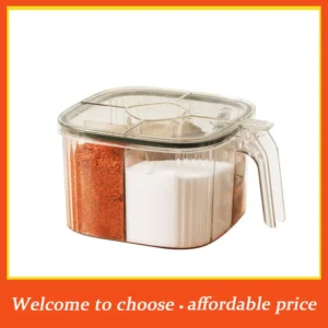 **1Pc Plastic Creative Seasoning Jar Container Spice Rack Organizer Outdoor Camping Seasoning Bottle Kitchen Gadget Set'