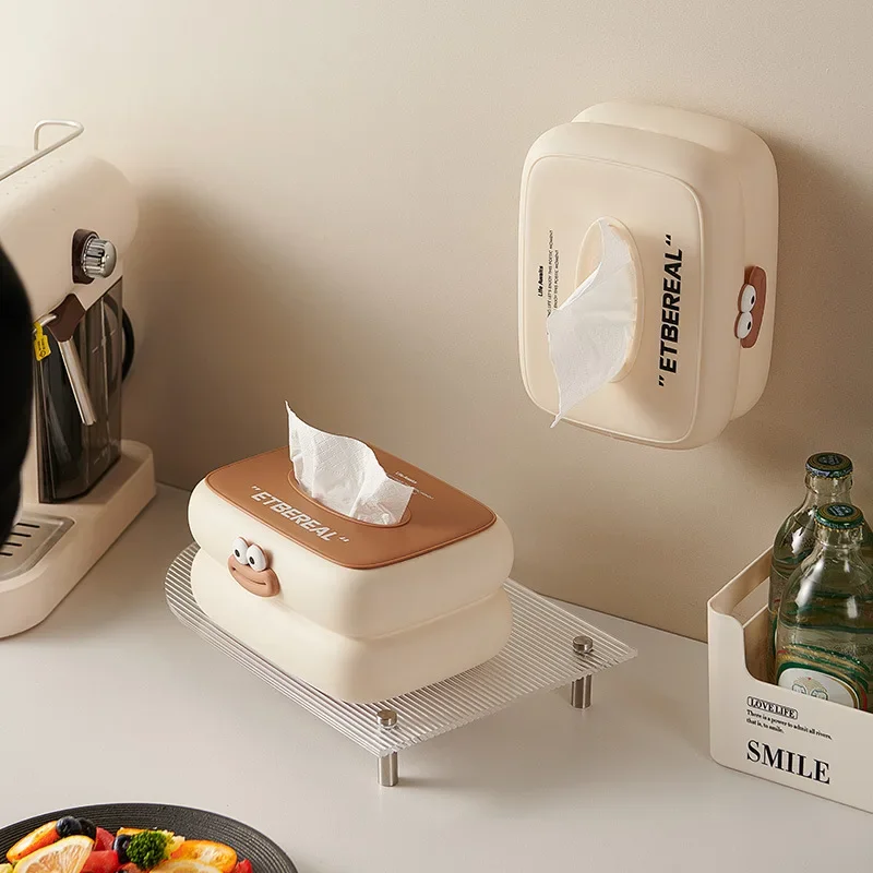 Tissue Box Living Room Coffee Table Towel Dispenser Desktop Paper Storage Holder Kitchen Decor Car Tissue Organizer - Image 3