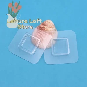 %^ Transparent Self-Adhesive Wall Hook for Wire Shelf Strong Hold Kitchen Bathroom Mount Sticker 1Pcs