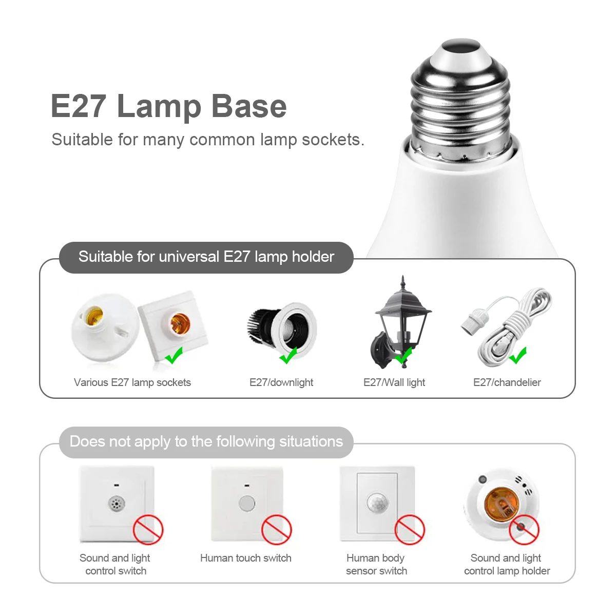 220V Microwave Radar Detection LED Night Light Bulb E27 12W Auto Smart Infrared Lamp Built-in Radar Sensors Home Lighting - الصورة 3