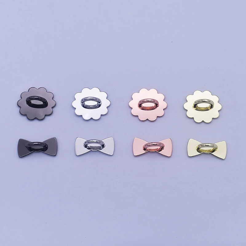 Hot 2/4PC Adhesive Metal Stars Moon Bow Phone Charm Holder Phone Case Finger Ring Stand Hook Buckle Charm Clasp Accessory String - Image 2