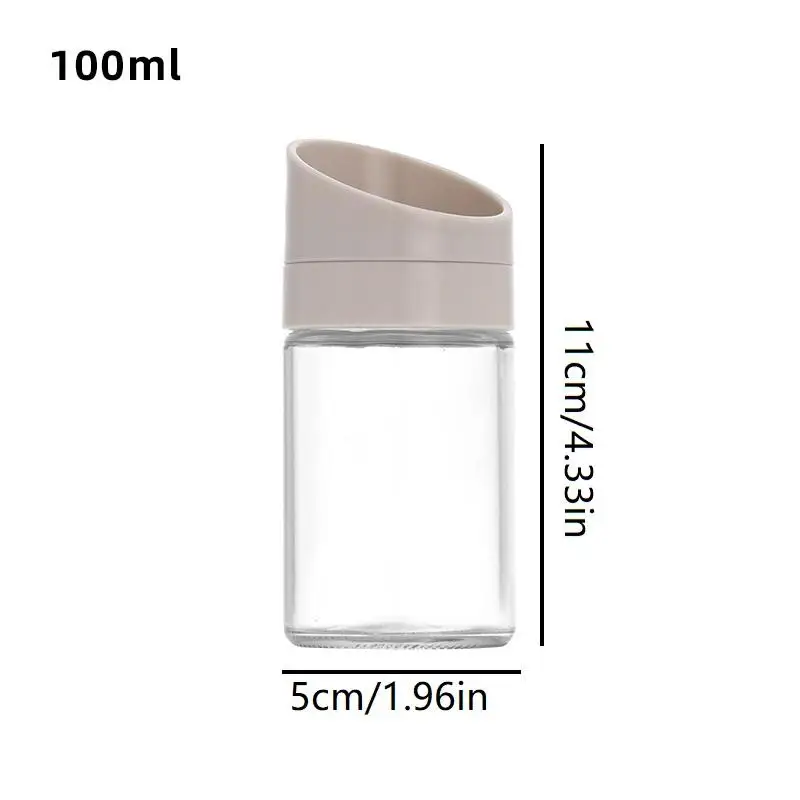 Spices Herb Salt Bottle With Rotating Lid for Kitchen Easy Access Seasoning Organizer Home Cooking Storage Solution - الصورة 6