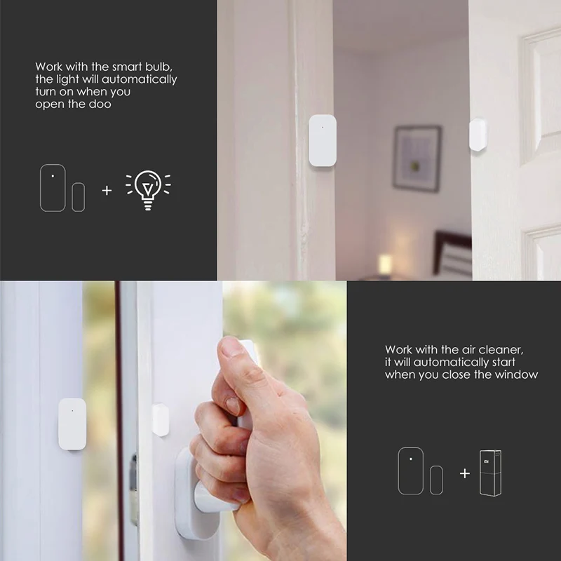 Original Aqara Door Window Sensor ZigBee Wireless Connection Smart Door Sensor Works With Mi Home HomeKit For Xiaomi Android iOS - Image 2