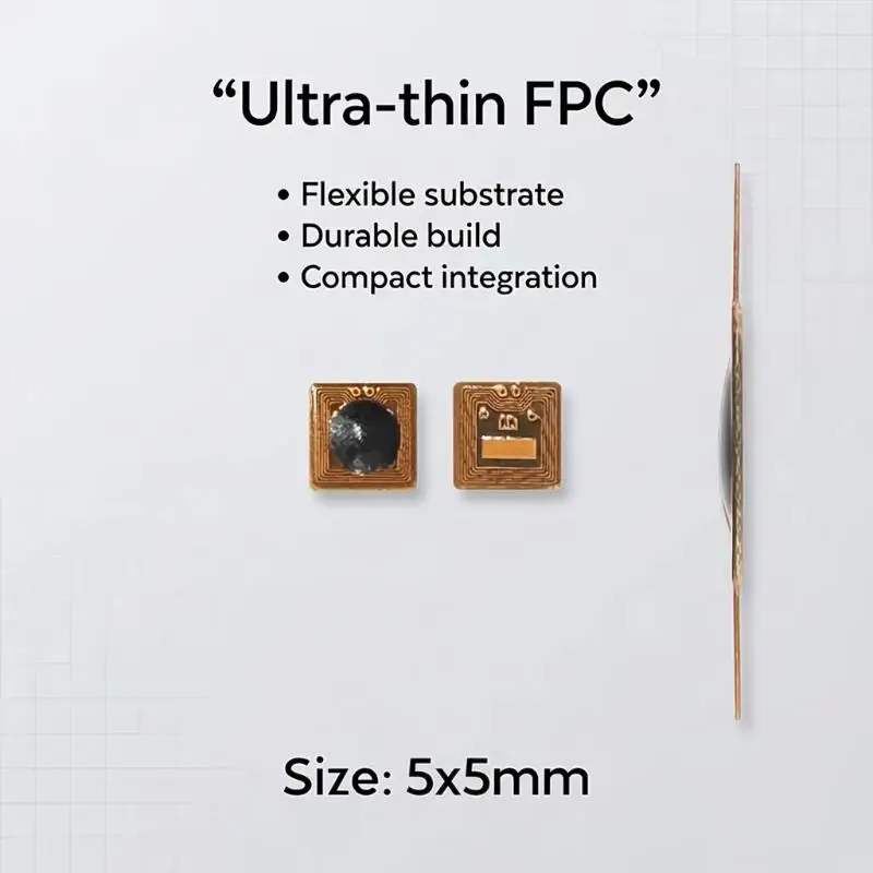 FPC NFC RFID Tag Programmable 5x5mm Sticker Flexible Micro Size 1mm Range for Home Security Asset Tracking and Smart Devices - الصورة 6