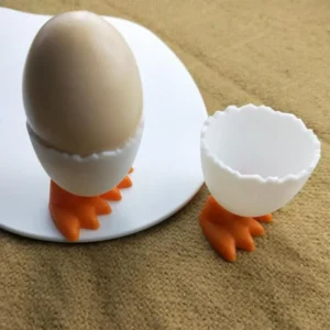 1Pcs Cute Creative Egg Cup Holder Egg Holder Opener Separator Boiled Eggs Container Kitchen Tools Gadgets Supplies