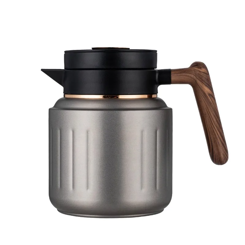 1000ML High-End Smart Coffee Pot for Home Use Large Capacity with Filter Steeping Tea Pot 316 Stainless Steel Insulated Kettle - Image 6