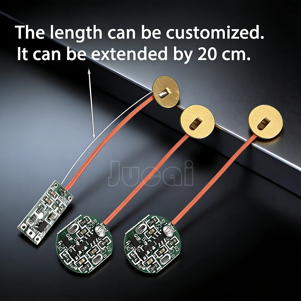Mini Touch Sensor Dimmabble Pushbutton Smart Home Switch Controller for DC3.7-24V Closet Hallway LED Strip Switch PCB - الصورة 2