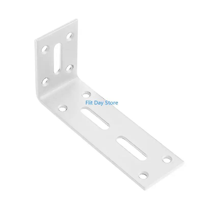 F92C Steel L Shaped Shelf Brackets Rustproof Thickened Steel Corner Brackets For Kitchen Bathroom Cabinets Easy Installation - Image 4