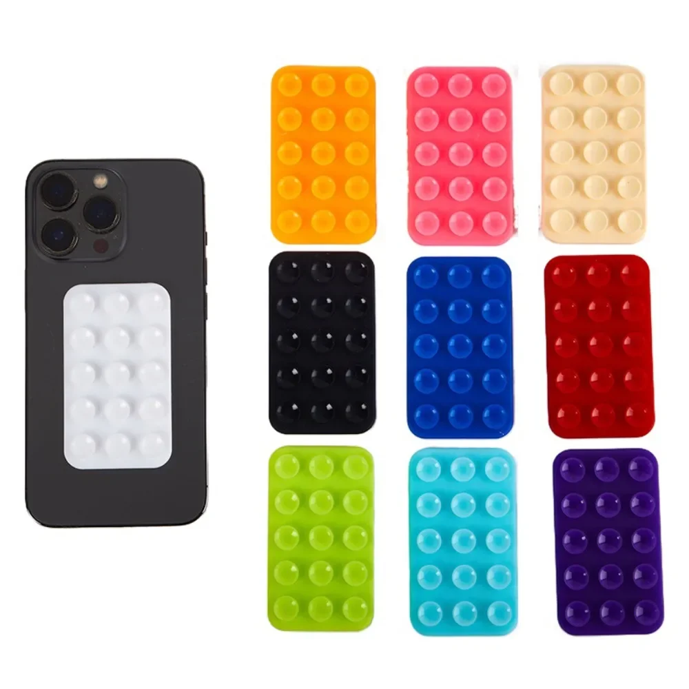 Double Sided Suction Cup Silicone Suction Pad Suction Cup Bracket Multifunction Mobile Phone Fixed Pad Durable Cellphone Stand