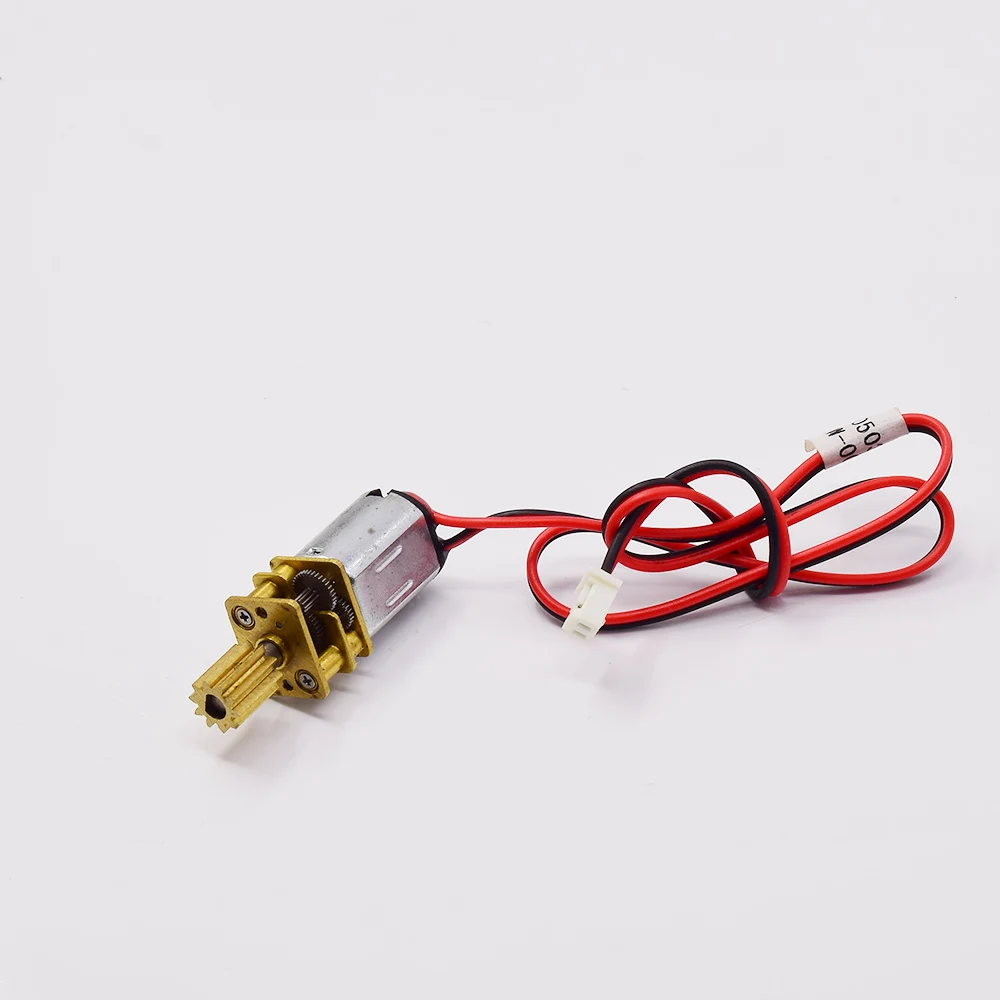 Mini N20 Gear Motor DC 3V-6V 5V 40RPM Slow Speed D-shaft Micro Metal Geared Motor Output 10 Teeth Gear DIY Robot Smart Car Lock - الصورة 2