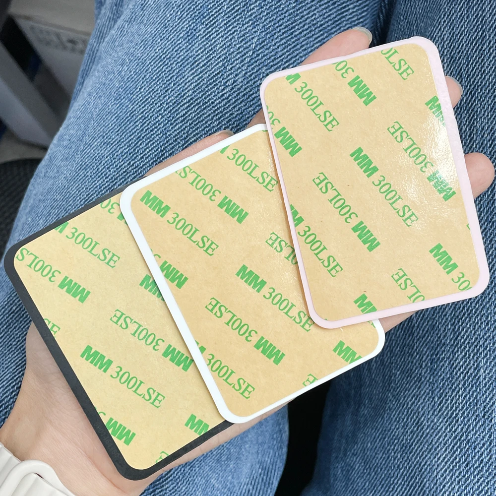 1pc Adhesive Backing Silicone Suction Phone Case Mount Non Slip Suction Cup Phone Stand Holder for Selfies and Videos - الصورة 3