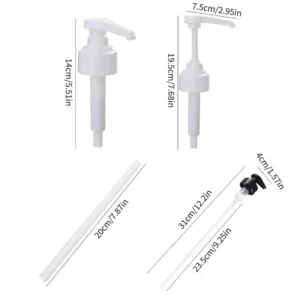 Kitchen Supplies Universal Tightly Seal Dispenser Pump W/Handle PP Tomato Sauce Oyster Press Pump Reusable Bottle Head Gadget