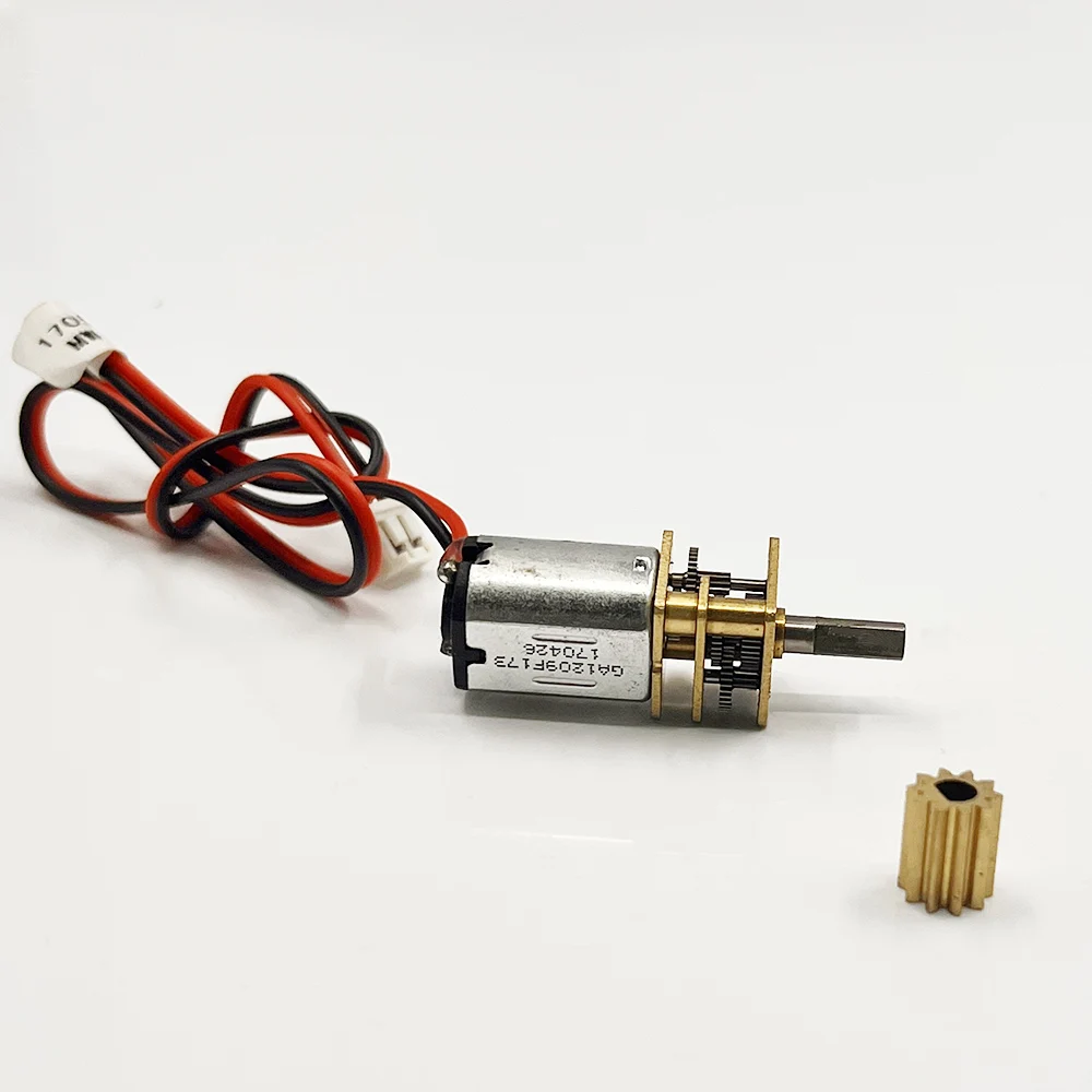 Mini N20 Gear Motor DC 3V-6V 5V 40RPM Slow Speed D-shaft Micro Metal Geared Motor Output 10 Teeth Gear DIY Robot Smart Car Lock - الصورة 5