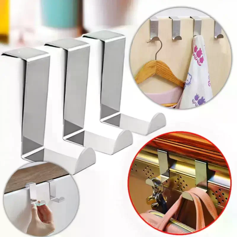 Z-Shaped Bathroom Cabinet By Hook Stainless Steel By Rear Hanger Keychain Coat Hook Home Kitchen Accessories Organizer Tool