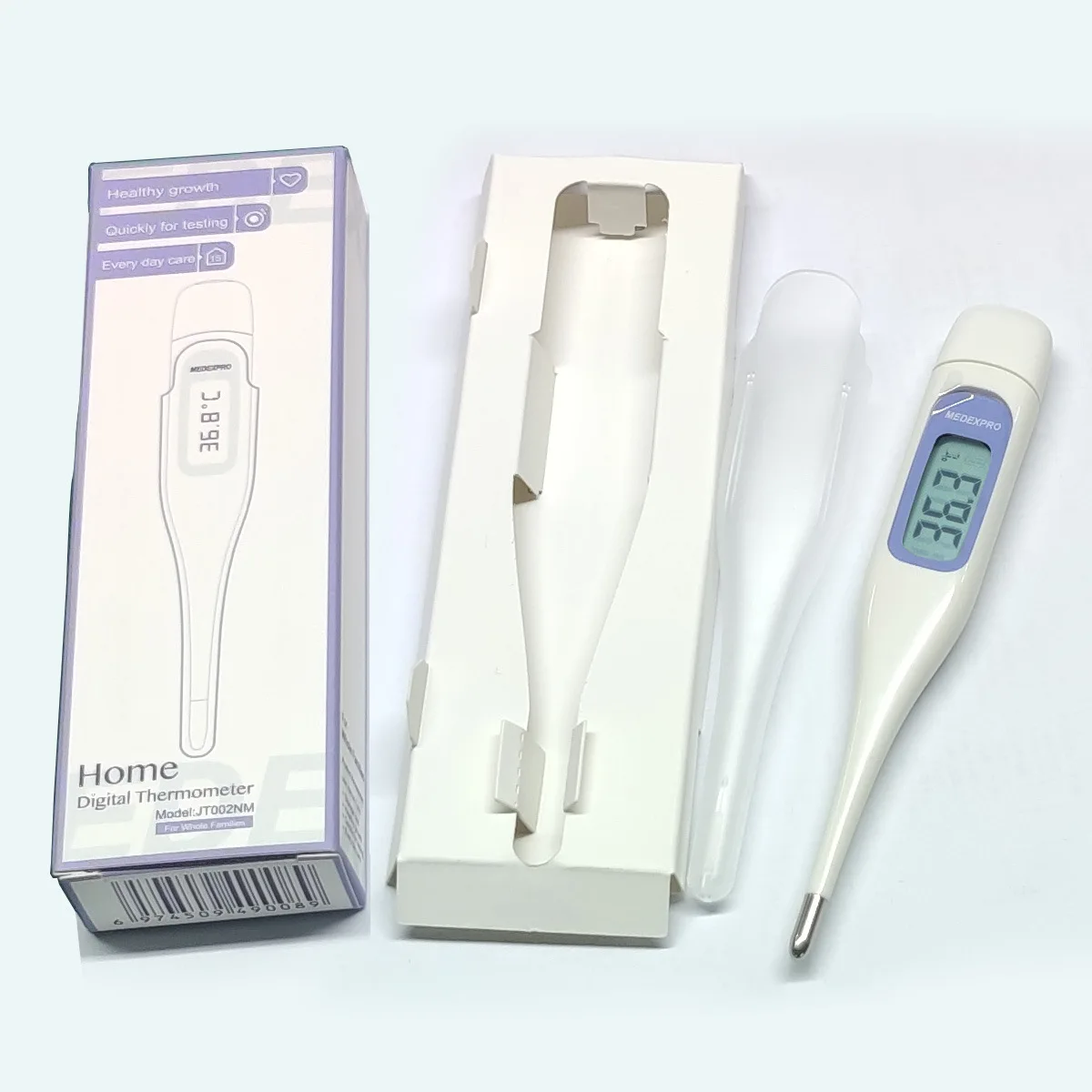 High Efficiency and Precision Digital Thermometer Electronic for Indoor Home Use Precise Smart Thermometer with Measurement - الصورة 2