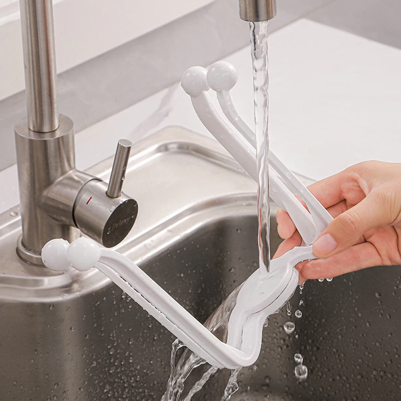 1PC Kitchen Sink Vegetable Fruit Drainer Basket Rack 50pcs Drain Strainer Kitchen Accessories Storage Sink Filter Shelf - الصورة 5