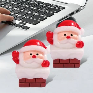 Mini Santa Figure Christmas Miniature Desktop Decor Collectible Santa Claus Ornament For Bedside Shelf Kitchen Dining Table Car