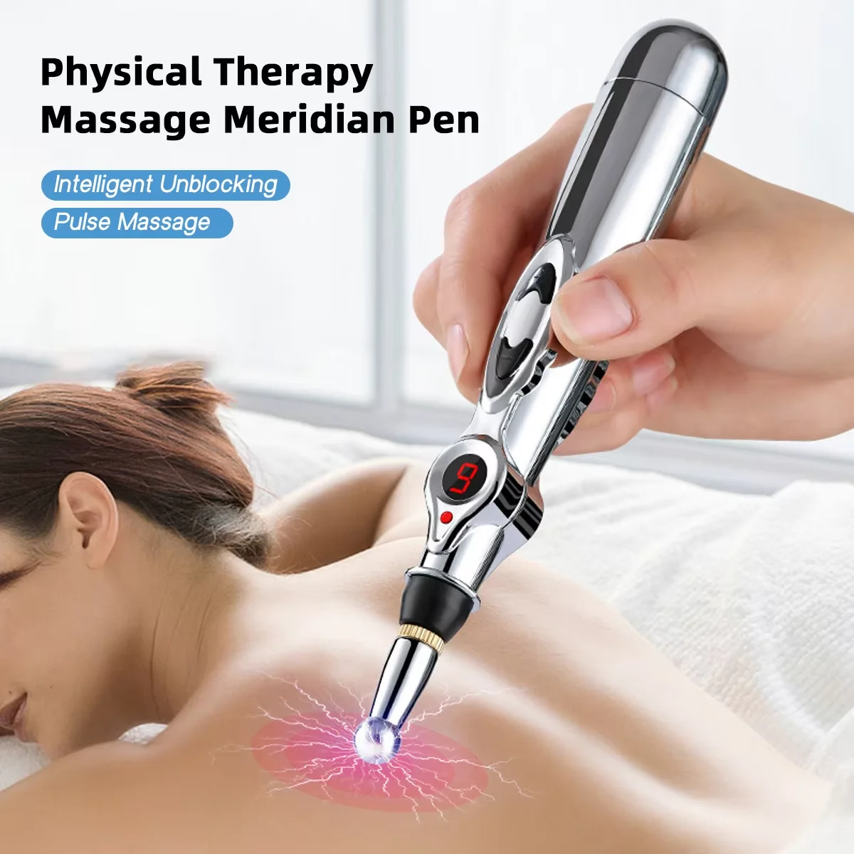 3PCS Home Massager Set EMS Foot Therapy Massager Multi-function Electronic Massage Pen to Relieve Shoulder Neck Waist Back Pain - الصورة 2