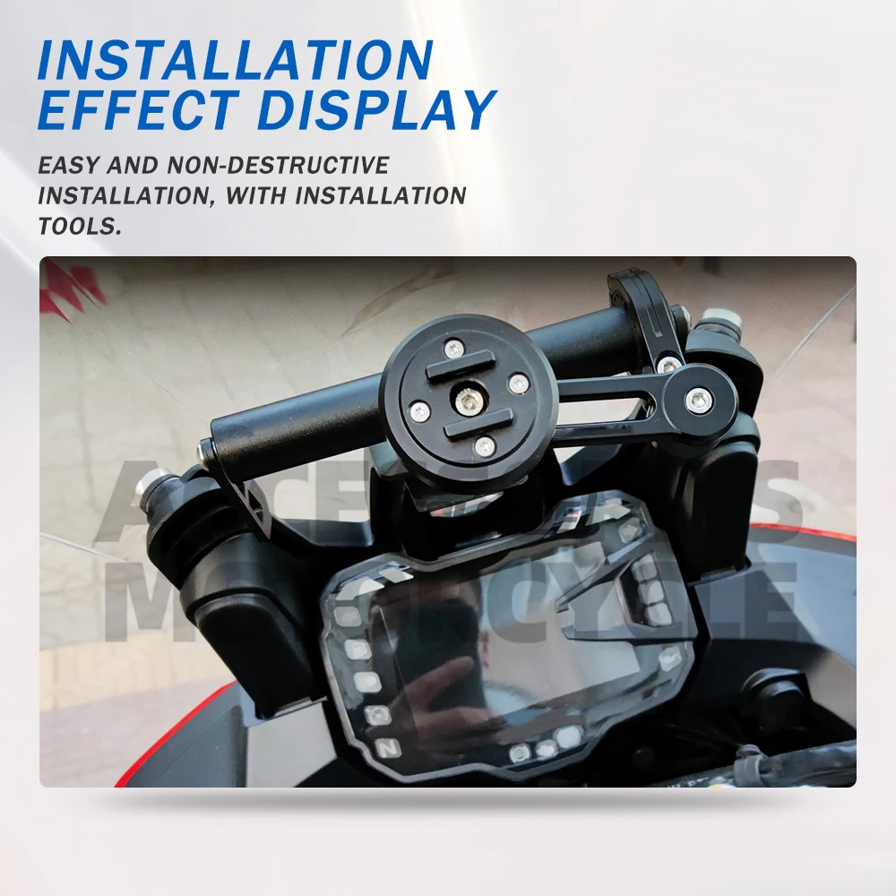 Motorcycle Smart Phone Stand Holder Support GPS Navigation Bracket For Ducati Multistrada V2 V2s 1260s 1260 MTS 1260 Accessories - الصورة 5