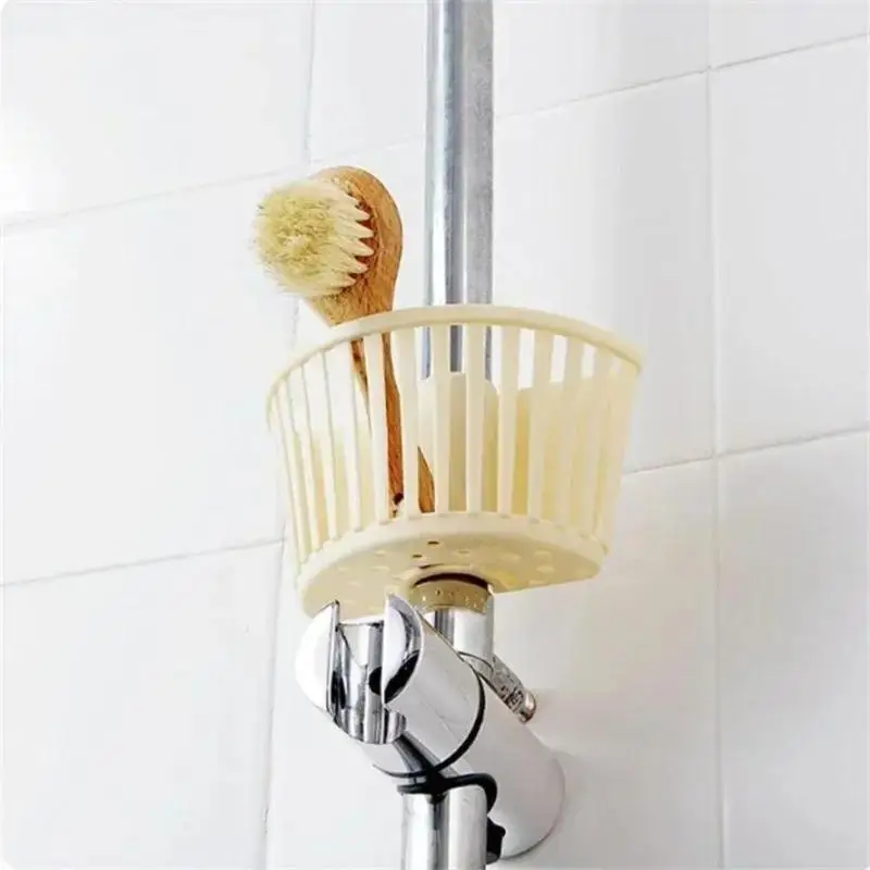 Drain Sink Plastic Hanging Basket Shelf Spout Holder Sponge Storage Faucet Rack Convenient Novel Home Storage Shelf Kitchen Tool - الصورة 2