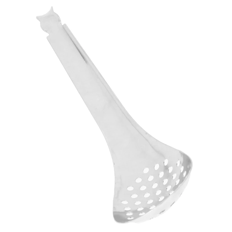 56 Holes Caviar Spoon Useful Kitchen Cooking Gadgets Colander Egg Yolk - الصورة 5