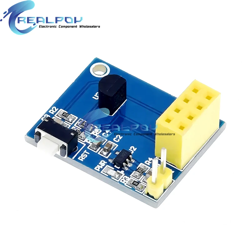 ESP8266 ESP-01 ESP-01S DS18B20 Temperature Humidity Sensor Module esp8266 Wifi NodeMCU Smart Home DIY Kit (With ESP01S) - الصورة 3