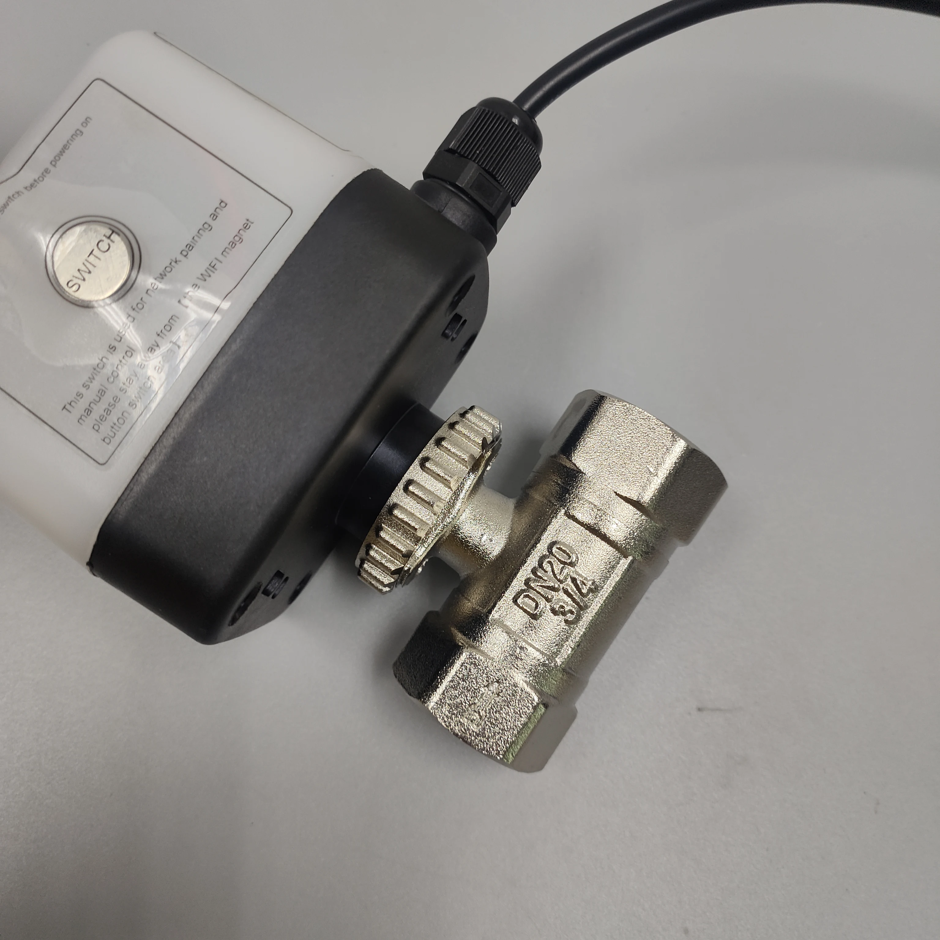 Tuya Smart WiFi Electric Valve, Zigbee System Compatible for Smart Home Control