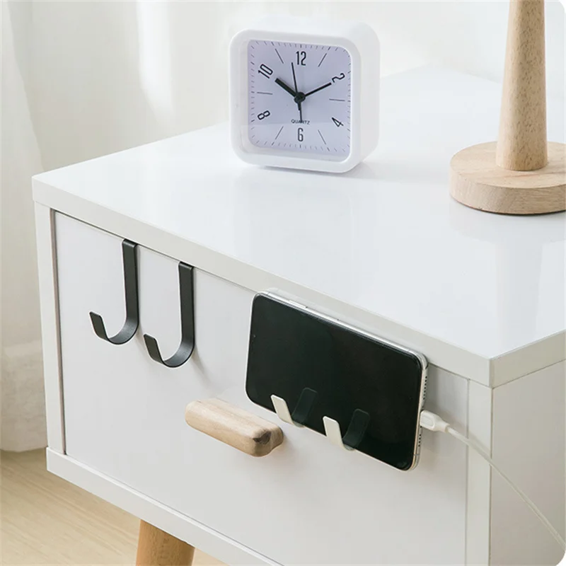 S-Shaped Metal Hook Cabinet Door Hanging Rack Gadgets Holders Desk Shelves Kitchen Utensils Storage Organizer Bathroom Accessori - الصورة 3