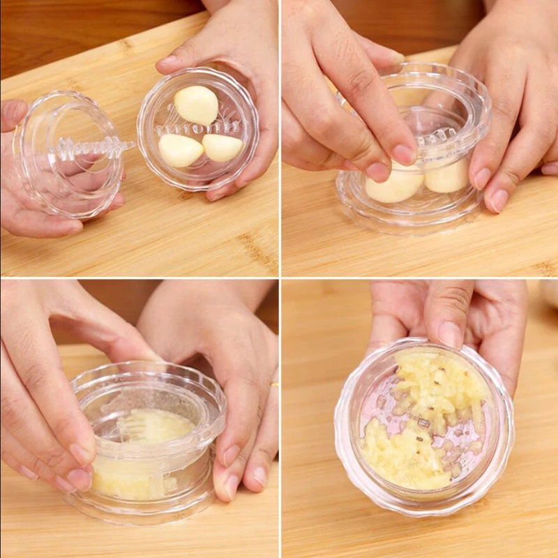 Kitchen Multifunctional Garlic Crusher Manual Garlic Press Roll Crusher Chopper Home Kitchen Gadgets Accessories - الصورة 2