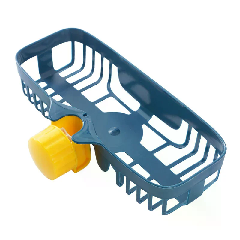 Adjustable Sink Drain Rack Sponge Storage Faucet Holder Soap Drainer Shelf Basket Organizer Kitchen Bathroom Accessories - الصورة 5