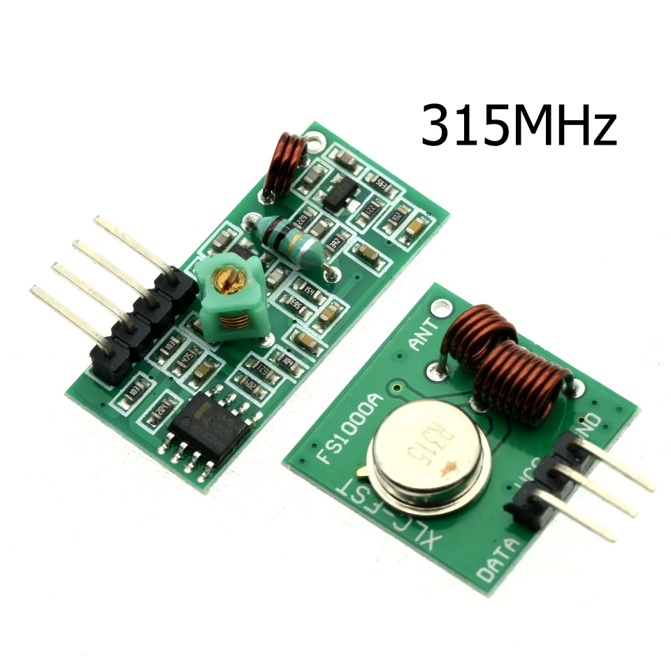 RF Wireless Receiver Module Transmitter Module Board Ordinary Super- Regeneration 315/433MHz DC5V For Raspberry PI Smart Home - الصورة 6