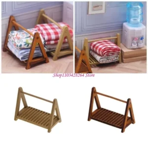 Elegant Bread Shelf Kitchen Scene Display for 1/12 Dollhouses Decoration Model Dollhouses Enthusiasts and Collector
