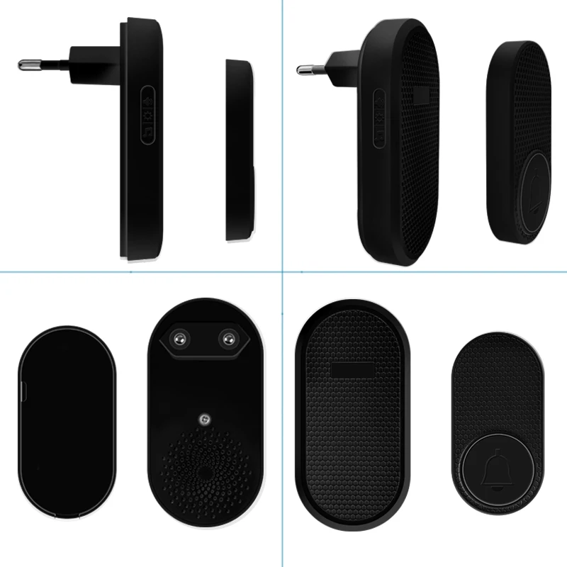Earykong Wireless Doorbell Welcome Chime Home Door Bell Intelligent 32 Songs Smart Melodies Alarm With Battery - Image 6