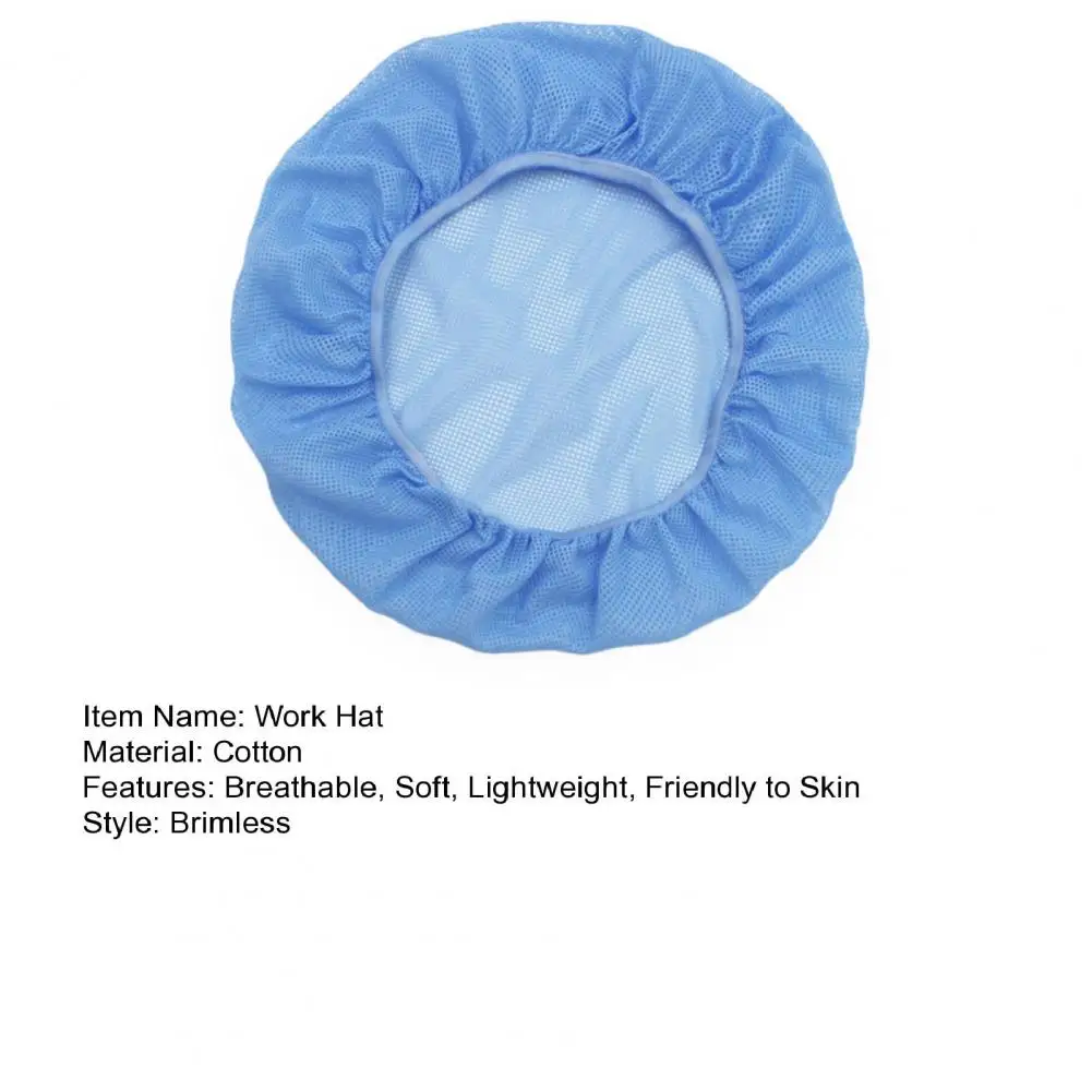 52-60cm Bakery Hat Reusable Mesh Chef Cap Breathable Friendly To Skin Washable Cooking Cap Protective Headwear Kitchen Gadget - Image 5