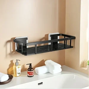1Pc Bathroom Shelf Kitchen Storage Organizer plastic Shampoo Rack Shower Shelf Bathroom Accessories No Drill Shelf