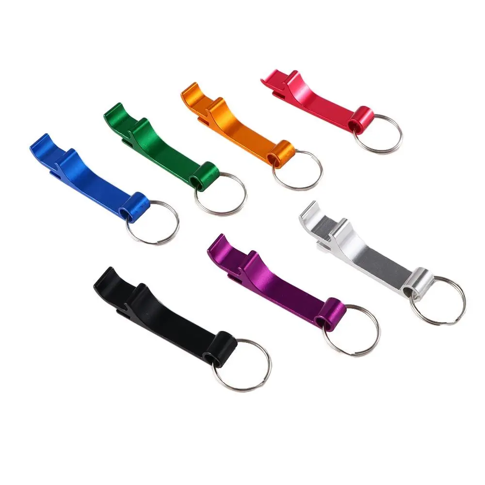 Metal Aluminum Alloy Kitchen Gadgets Mini Pocket Keychain Bottle Opener Wedding Supplies Party Favor Gifts Beer Bottle Opener - الصورة 2