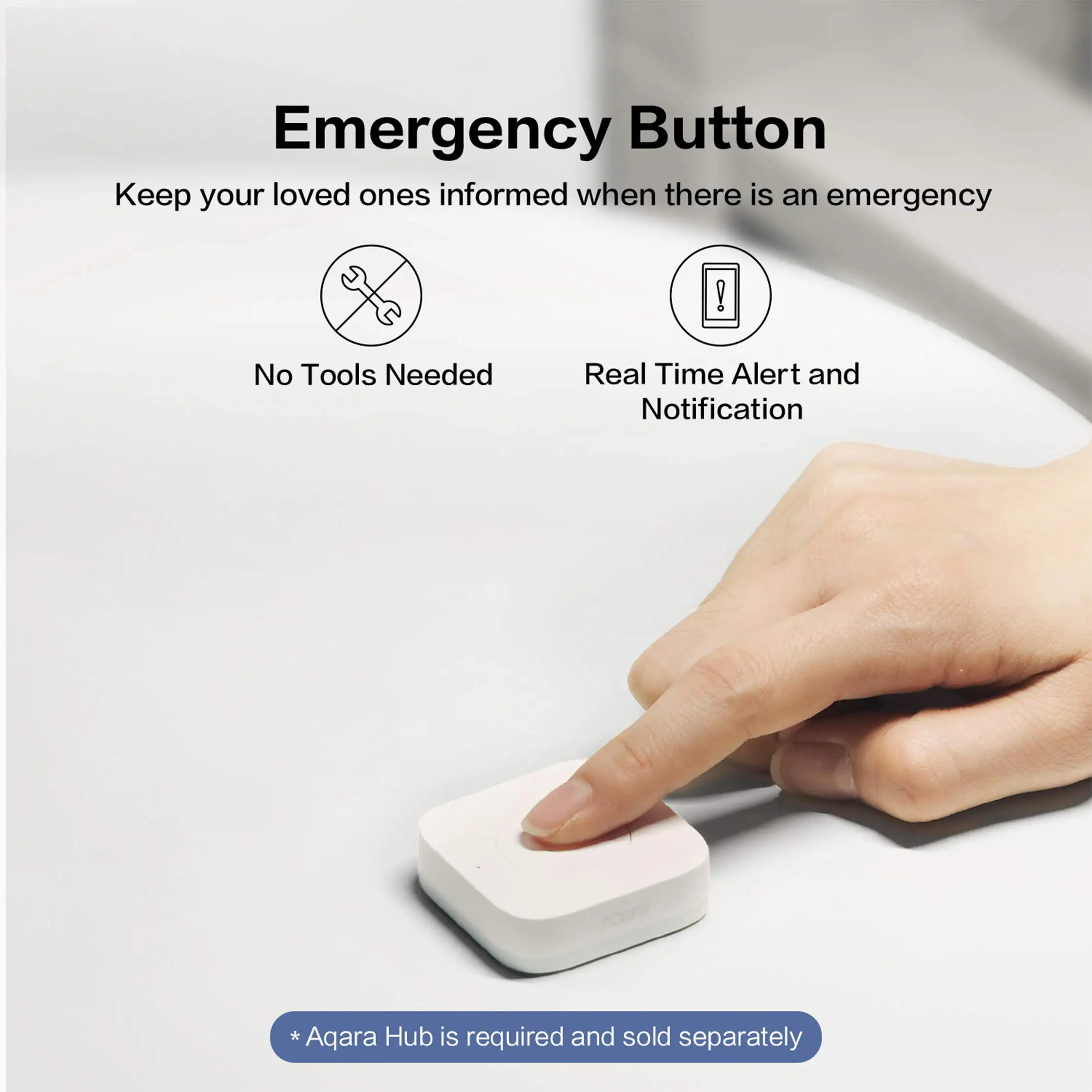 Aqara Wireless smart Switch Zigbee Connection Versatile 3-way Control Button Compatible With Apple HomeKit For Smart Home Device - الصورة 3