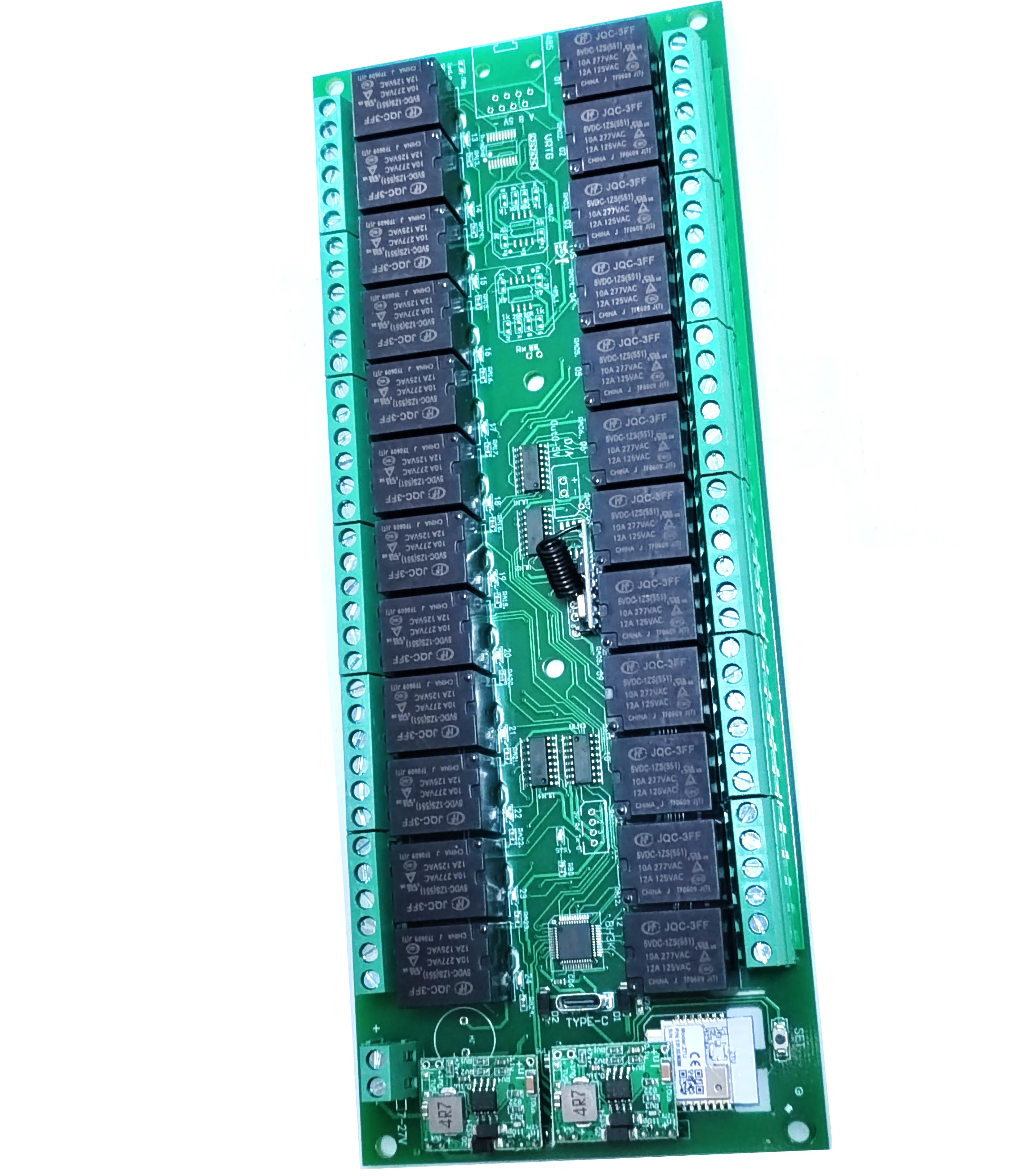 Relay Switch Module 24 Channel Works with Tuya WiFi Zigbee RF 433MHz Wireless Smart Home Remote Control Switch board controller - الصورة 5
